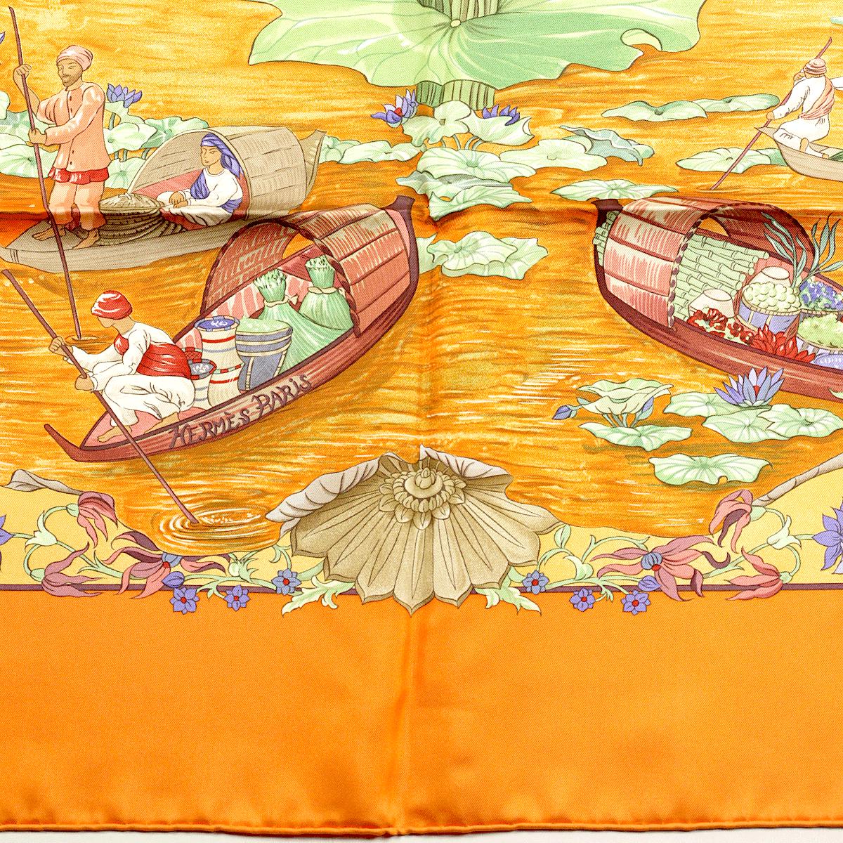 Hermes Scarf "Sarasvati" by Zoe Pauwels 90cm Silk | Foulard Carre