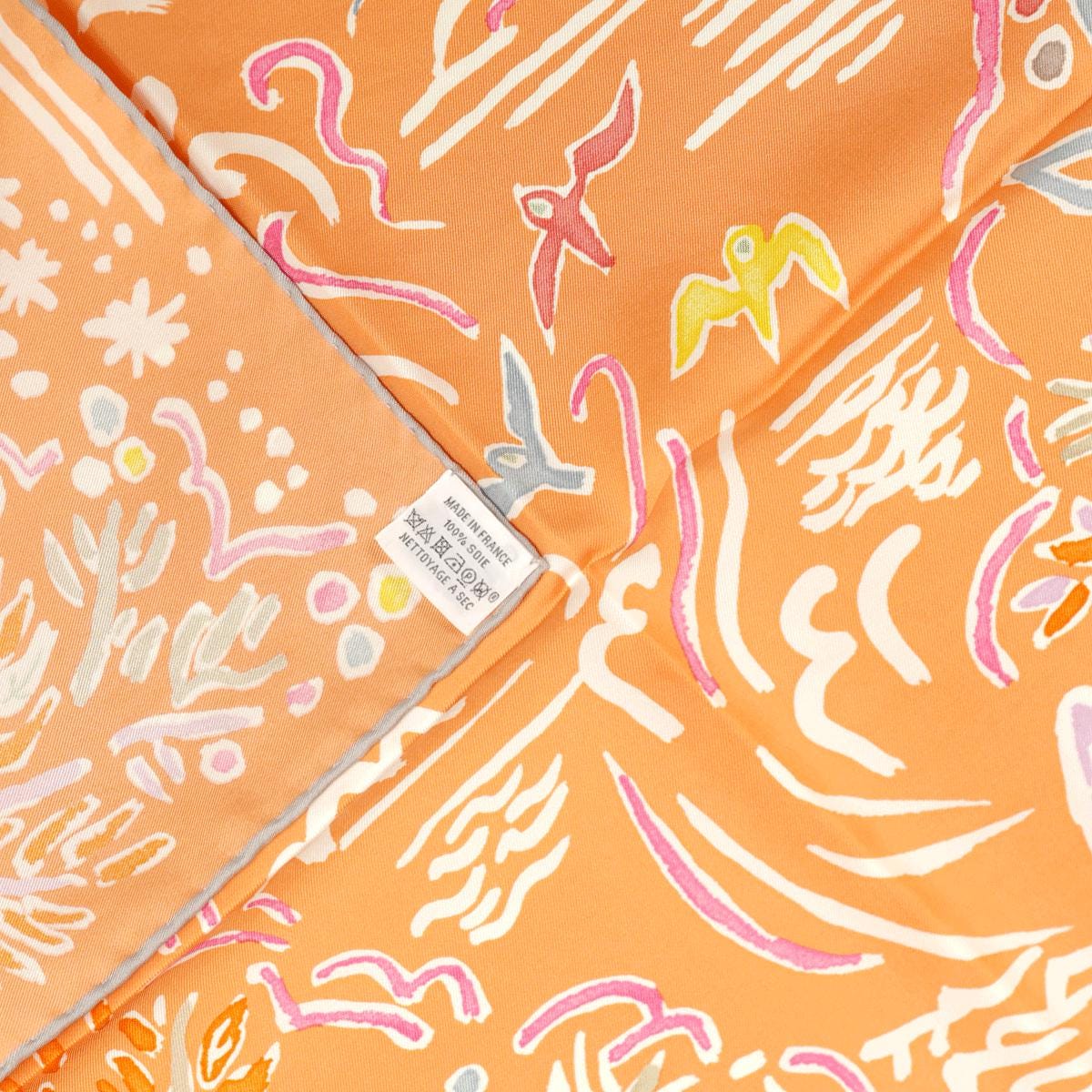 Hermes Scarf "Isola di Primavera" by Matthieu Cossé 90cm Silk | Carre Foulard