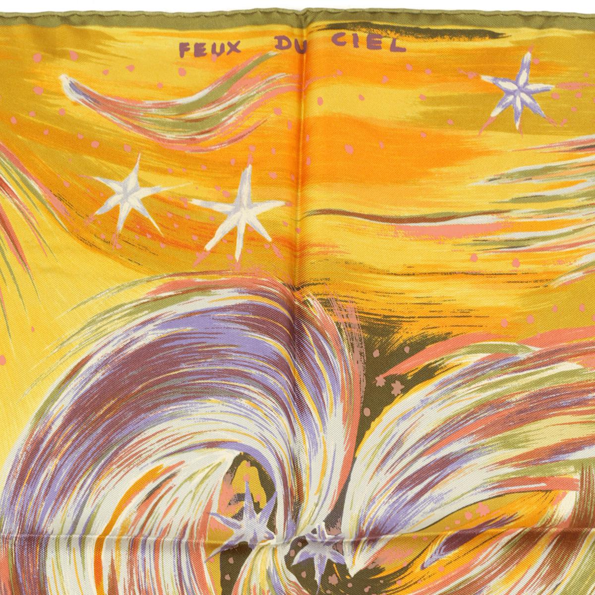 Hermes Scarf 45cm "Art d'Ecrire" by Maurice Tranchant Silk Gavroche