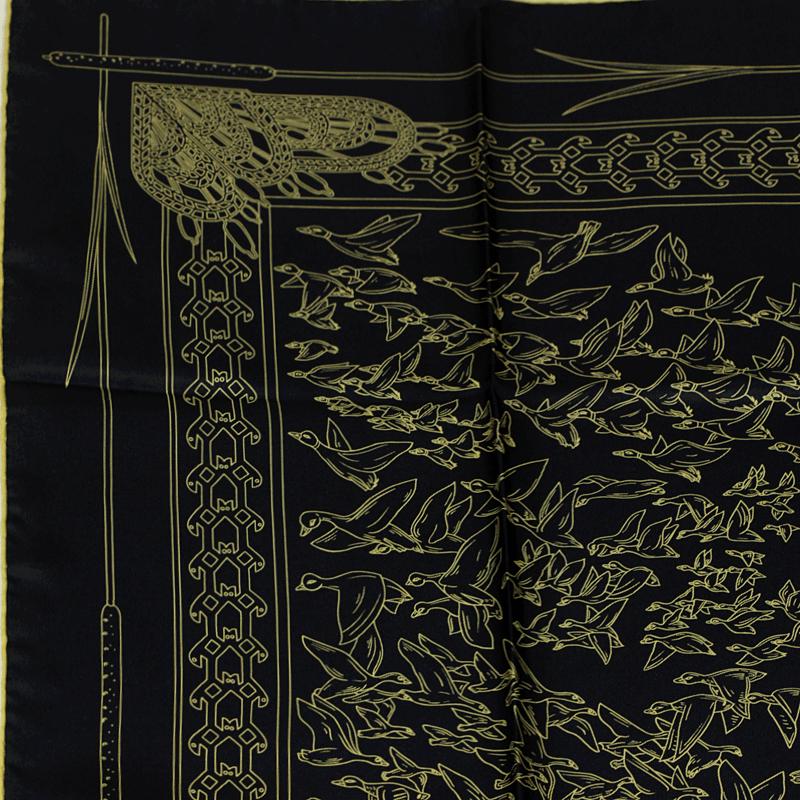 Hermes Scarf "Libres Comme l'Air" by Annie Faivre 90cm Silk | Carre Foulard