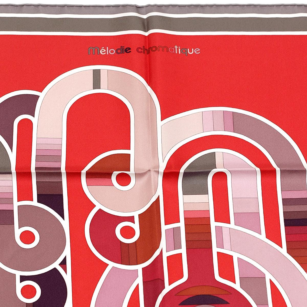 Hermes Scarf "Melodie Chromatique" by Virginie Jamin 90cm Silk