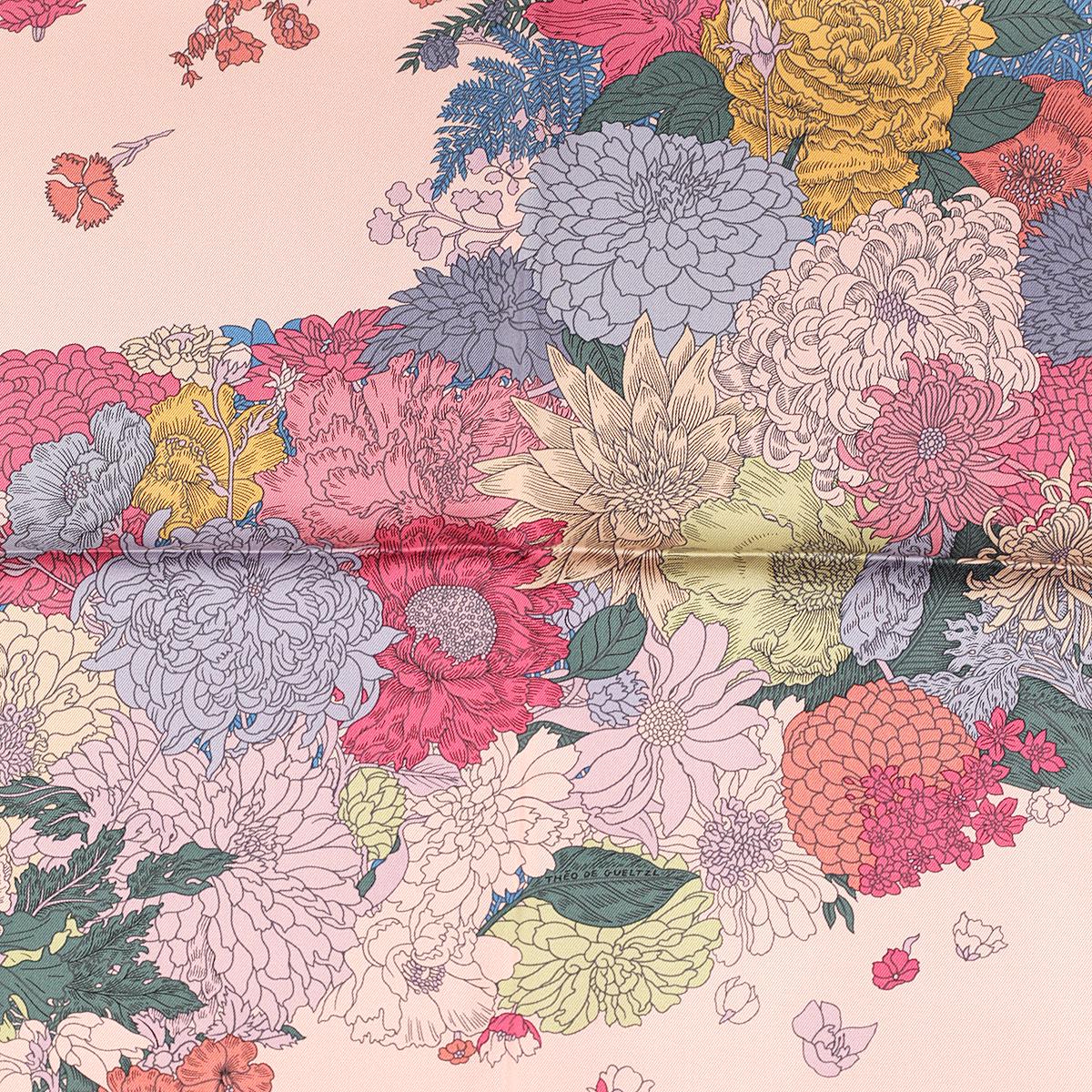 Hermes Scarf "Robe Legere" by Théo de Gueltzl 90cm Silk | Carre Foulard