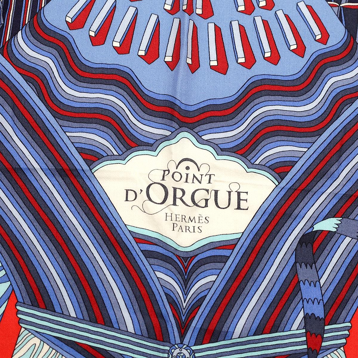 Hermes Cashmere Shawl 140cm "Point d'Orgue" by Pierre Marie | Scarf Carre Foulard