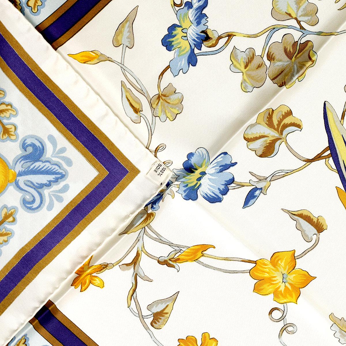 Hermes Scarf "Chanteclaire" by Maurice Tranchant 90cm Silk