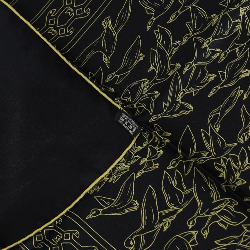 Hermes Scarf "Libres Comme l'Air" by Annie Faivre 90cm Silk | Carre Foulard
