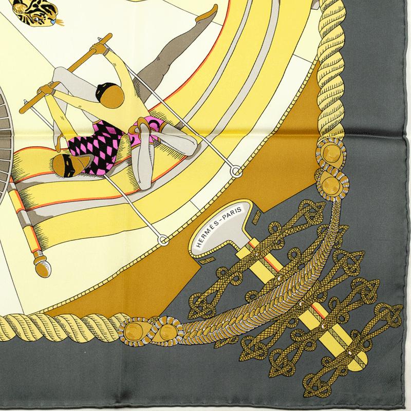 Hermes Scarf "Circus" by Annie Faivre 90cm Silk | Carre Foulard