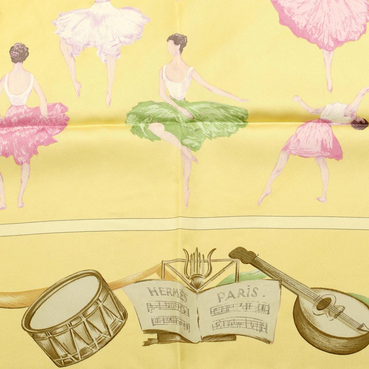 Hermes Scarf "La Danse" by Jean-Louis Clerc 90cm Silk | Carre Foulard
