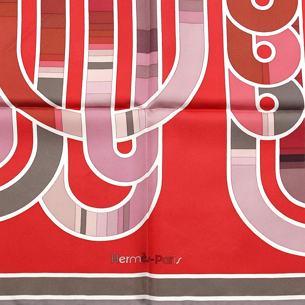 Hermes Scarf "Melodie Chromatique" by Virginie Jamin 90cm Silk | Foulard Carre