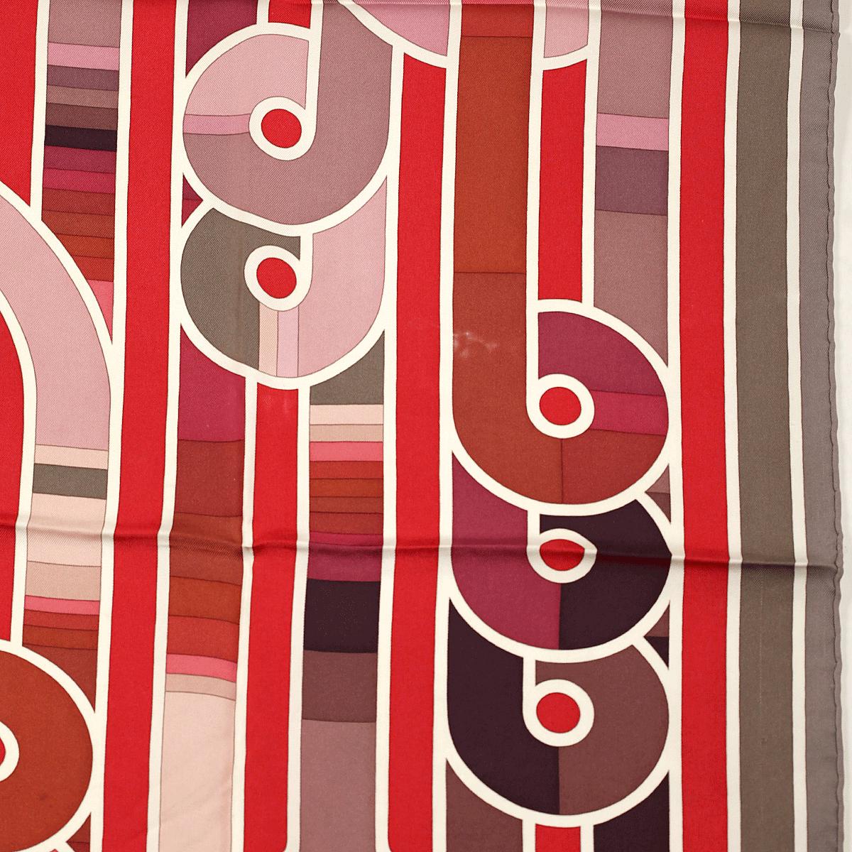 Hermes Scarf "Melodie Chromatique" by Virginie Jamin 90cm Silk | Foulard Carre
