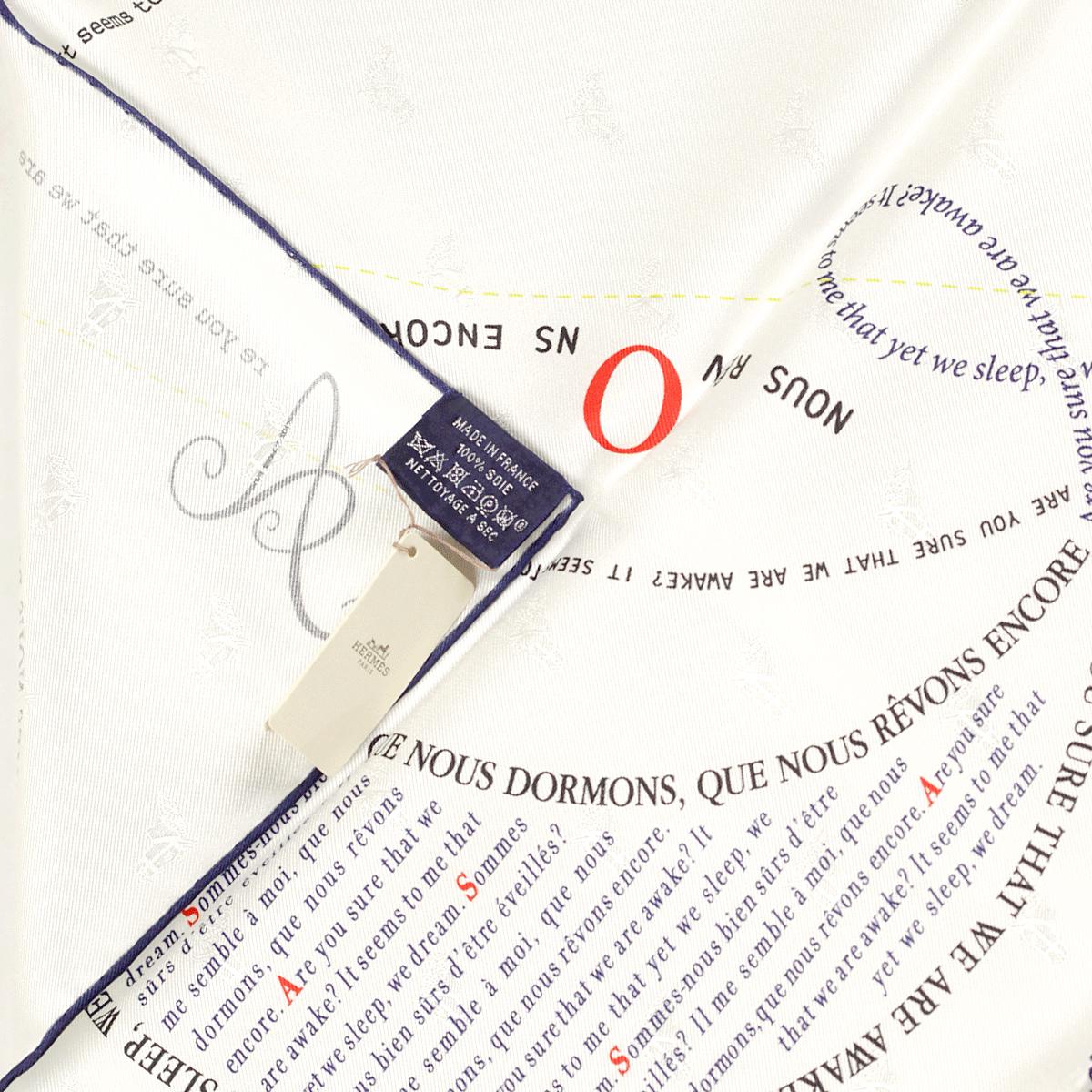 Hermes Scarf "In Pursuit of Dreams" 70cm Silk | Foulard Carre
