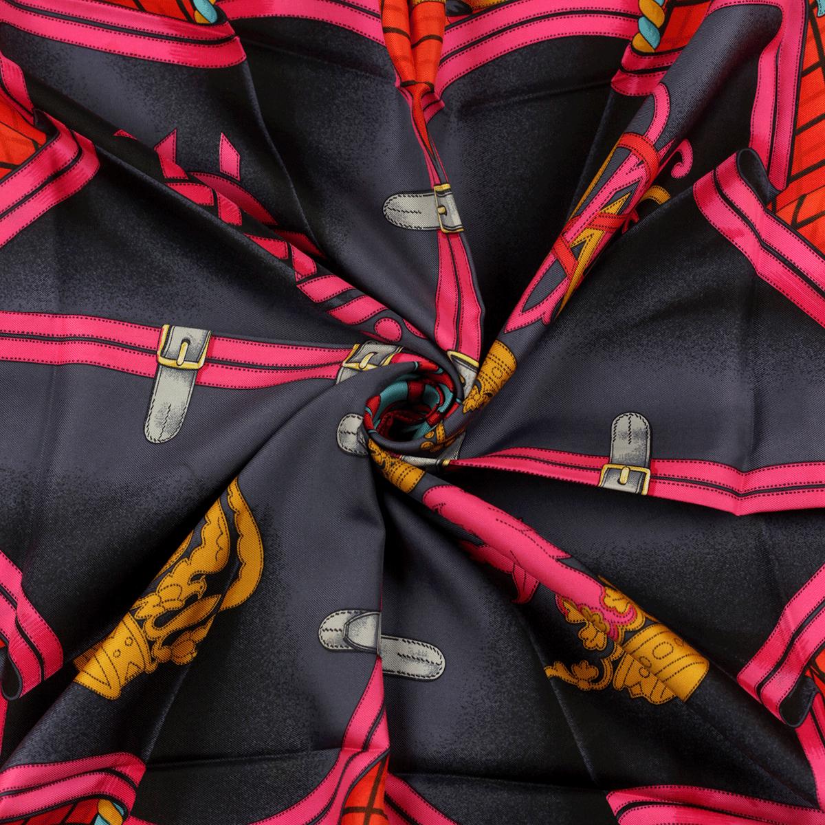 Hermes Scarf "Grande Tenue" by Henri d'Origny Vintage 90cm Silk | Carre Foulard