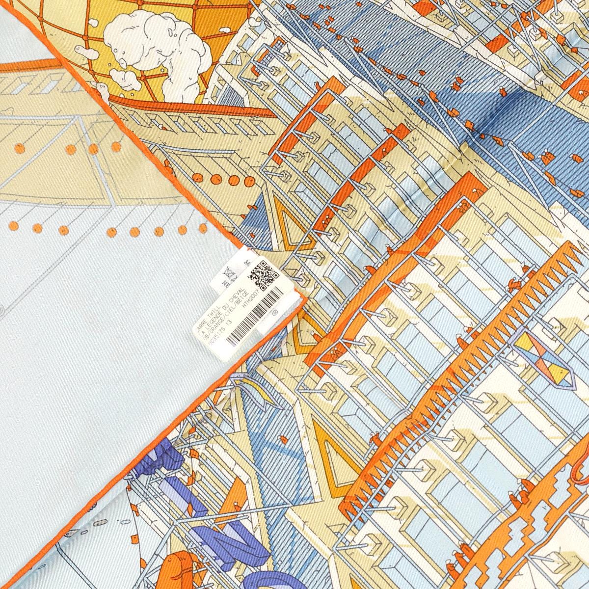 Hermes Scarf "Legede du Cheval a Plumes" by Ugo Gattoni 90cm Silk | Foulard Carre