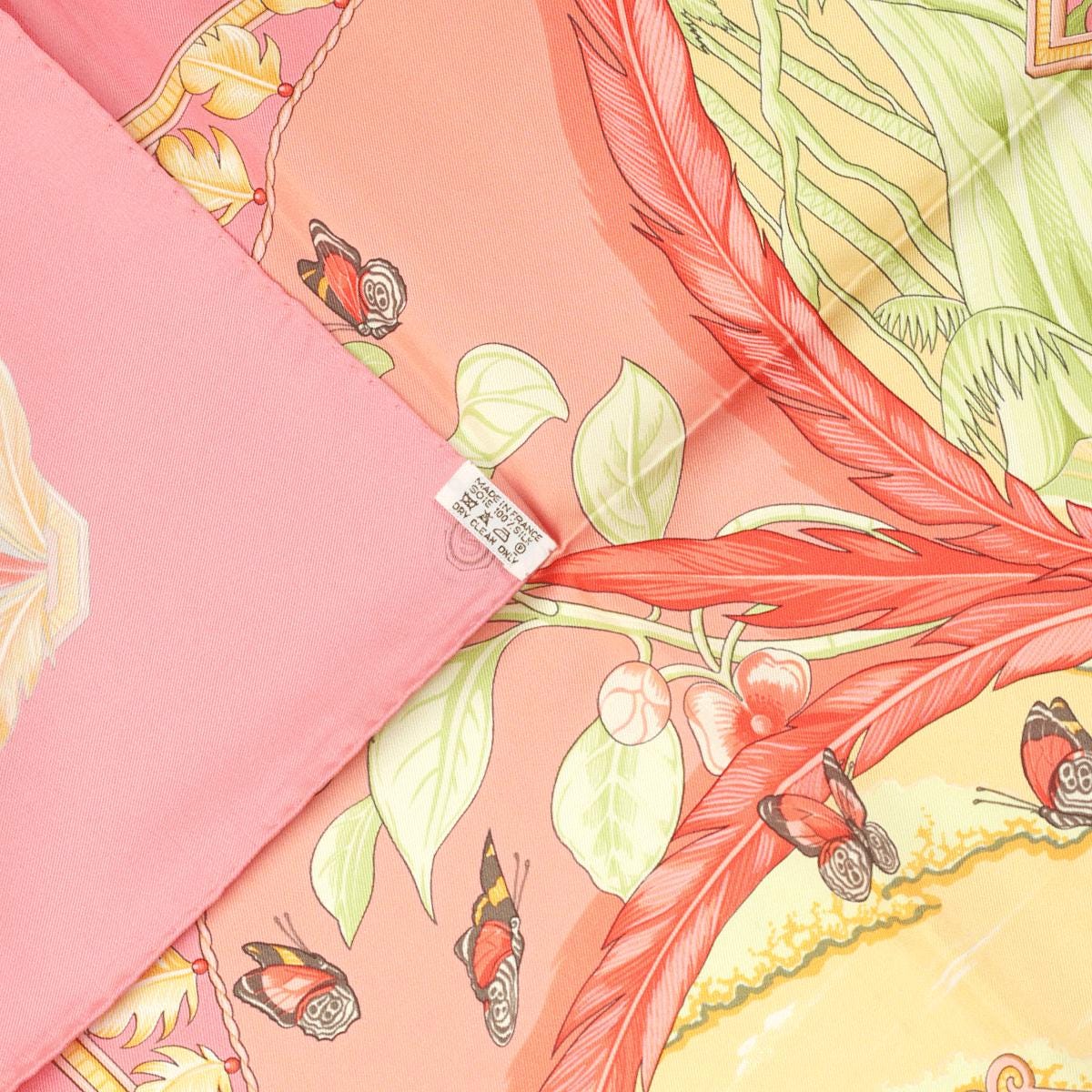 Hermes Scarf "Amazonia" by Laurence Bourthoumieux 90cm Silk | Carre Foulard