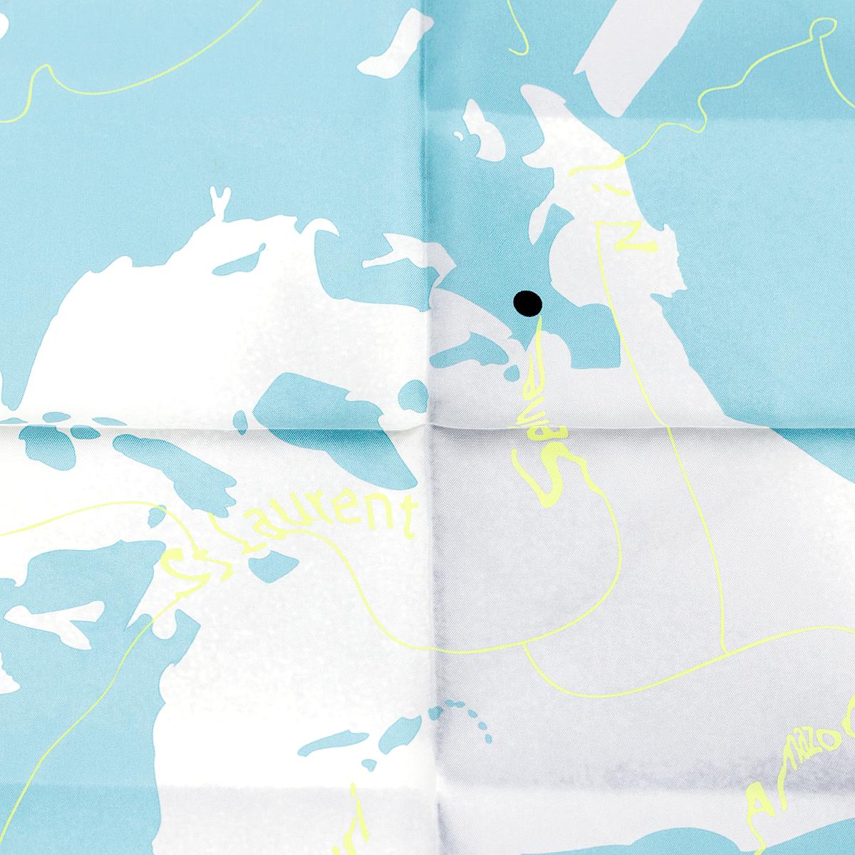 Hermes Scarf "Le Monde est Une Fleuve" by Bali Barret 90cm Silk