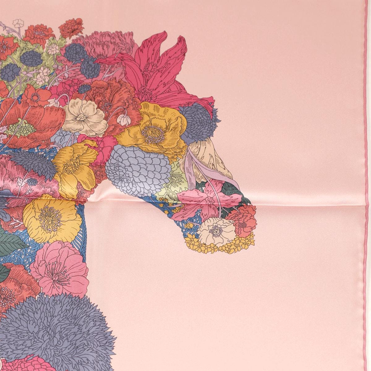 Hermes Scarf "Robe Legere" by Théo de Gueltzl 90cm Silk