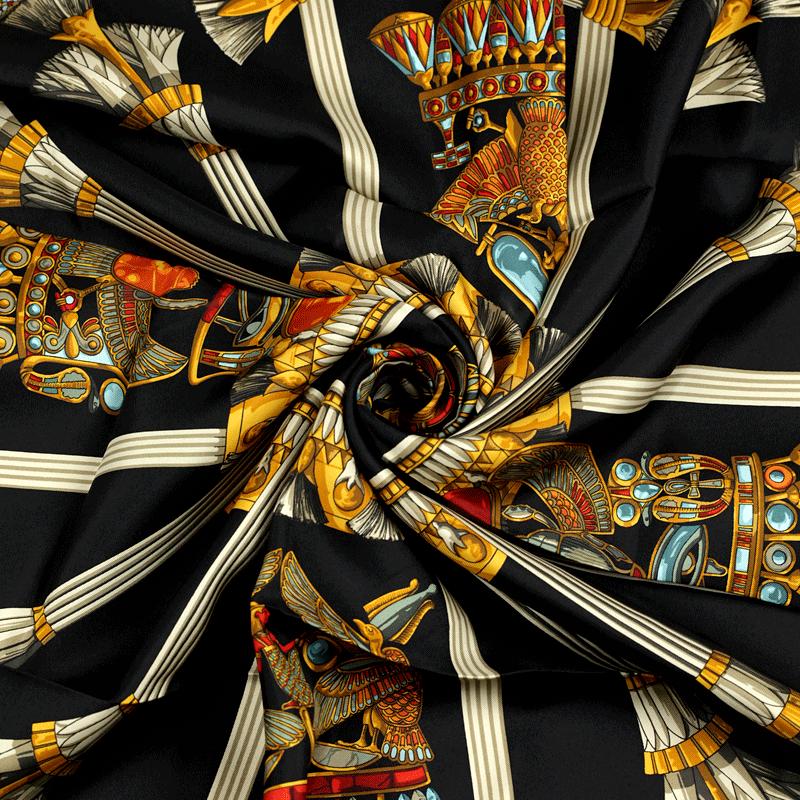 Hermes Scarf "Egypte" by Caty Latham 90cm Silk | Carre Foulard