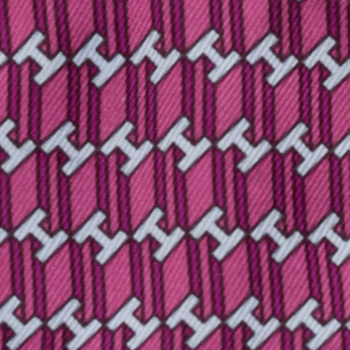 Hermes Men's Silk Bowtie H Geometric Pattern | Necktie Cravate Bow Tie