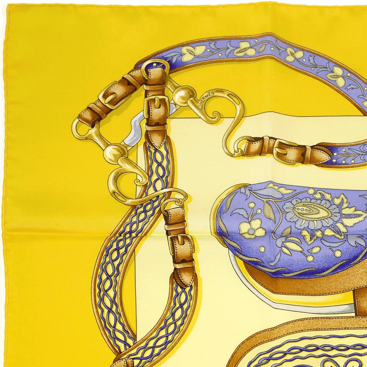 Hermes Scarf "Festival" by Henri d'Origny 90cm Silk | Carre Foulard