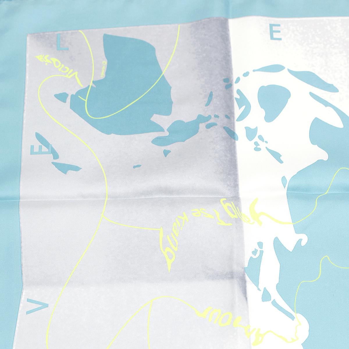 Hermes Scarf "Le Monde est Une Fleuve" by Bali Barret 90cm Silk | Carre Foulard