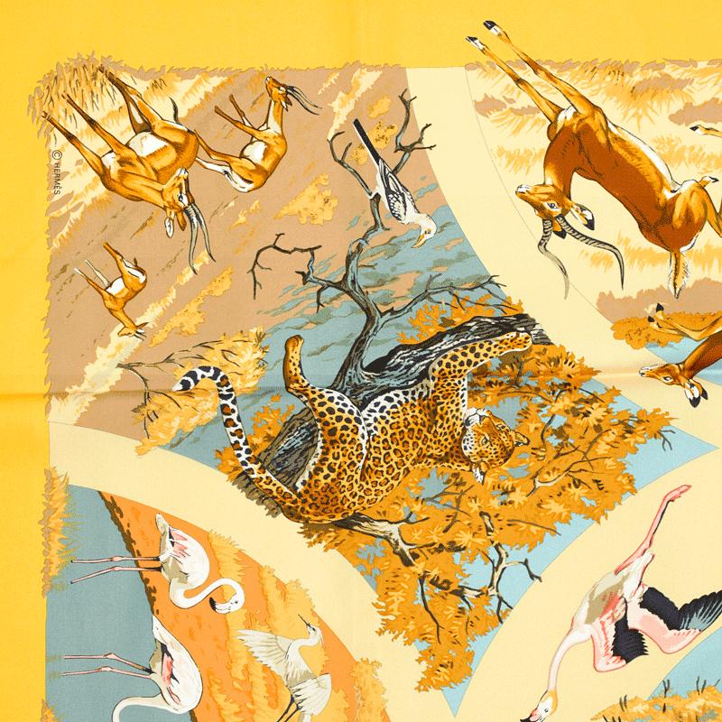 Hermes Scarf "Tanzanie" by Robert Dallet 90cm Silk | Carre Foulard