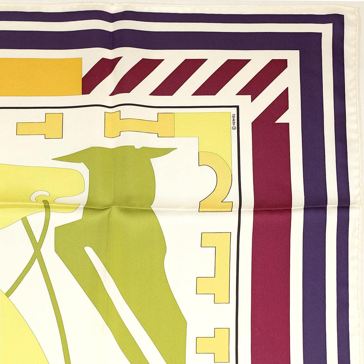 Hermes Scarf "Puzzle" by Joachim Metz 90cm Silk | Carre Foulard
