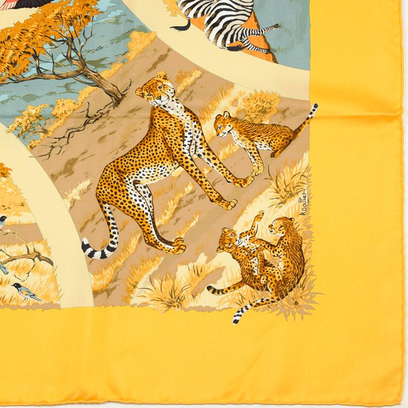 Hermes Scarf "Tanzanie" by Robert Dallet 90cm Silk | Carre Foulard