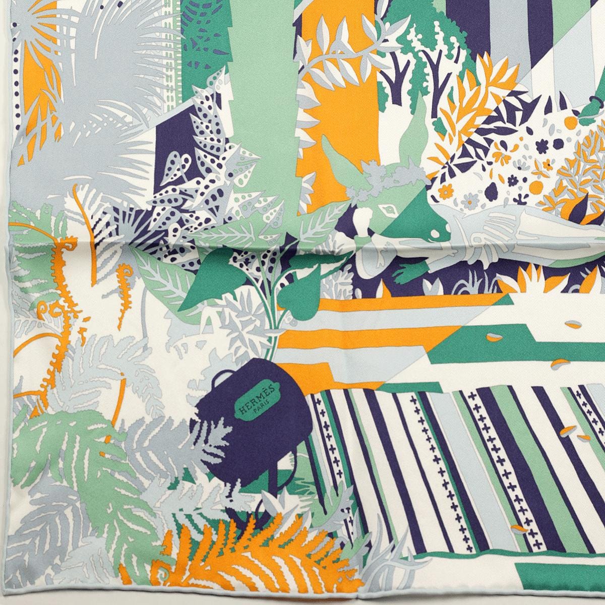 Hermes Scarf "Acte III, Scene I, La Clairiere" by Édouard Baribeaud 70cm Silk | Carre Foulard