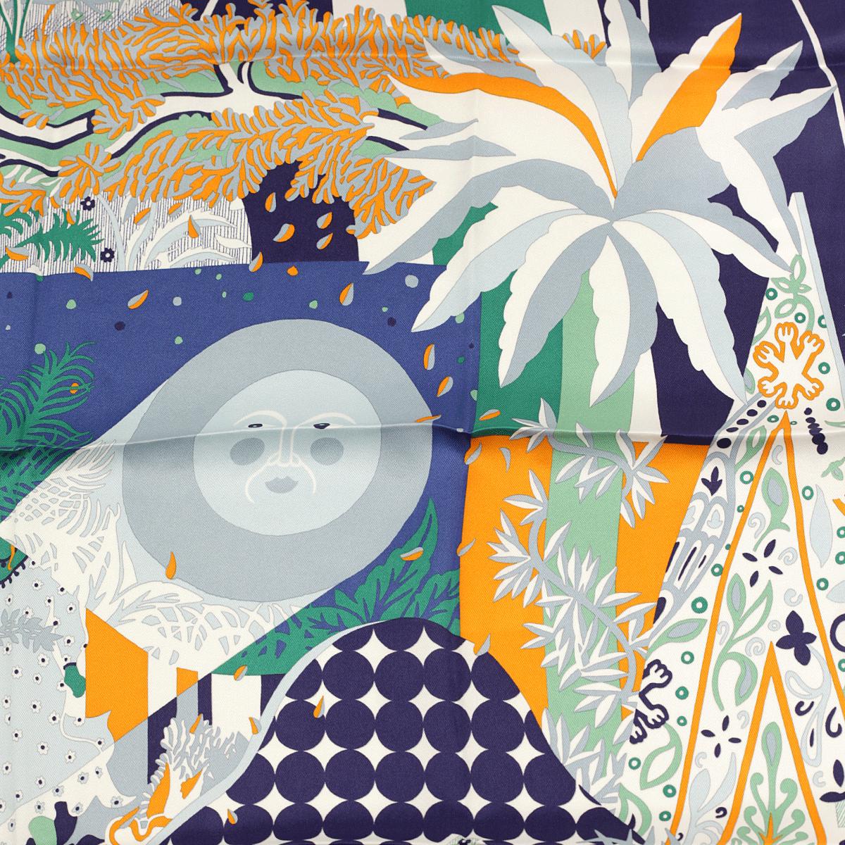 Hermes Scarf "Acte III, Scene I, La Clairiere" by Édouard Baribeaud 70cm Silk | Carre Foulard