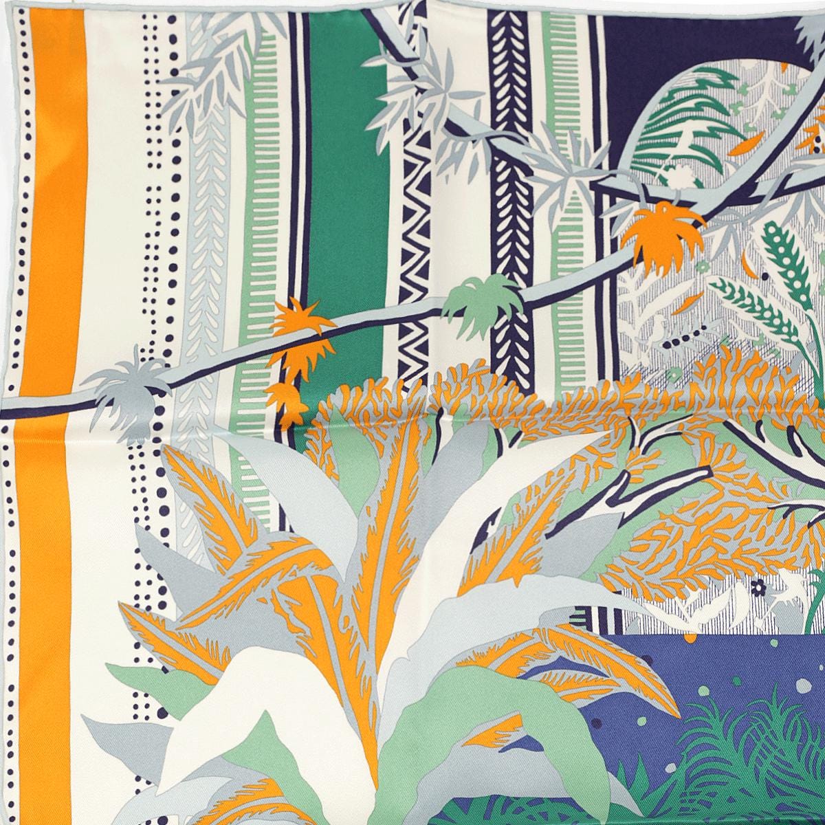 Hermes Scarf "Acte III, Scene I, La Clairiere" by Édouard Baribeaud 70cm Silk | Carre Foulard