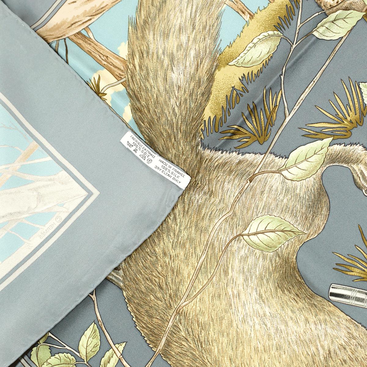 Hermes Scarf "Chasse au Bois" by Carl De Parcevaux 90cm Silk | Carre Foulard