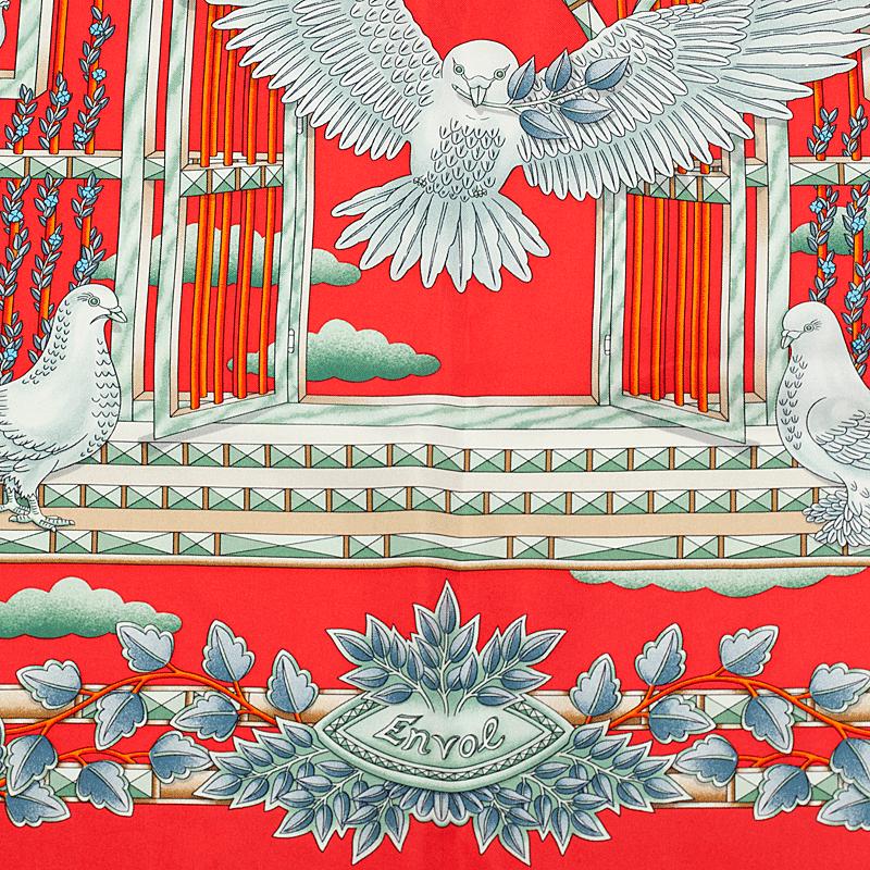 Hermes Scarf "Envol" by Joachim Metz 90cm Silk | Carre Foulard