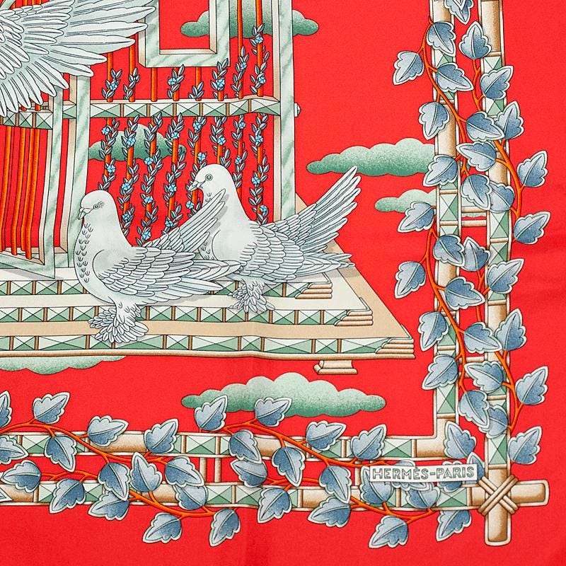 Hermes Scarf "Envol" by Joachim Metz 90cm Silk | Carre Foulard