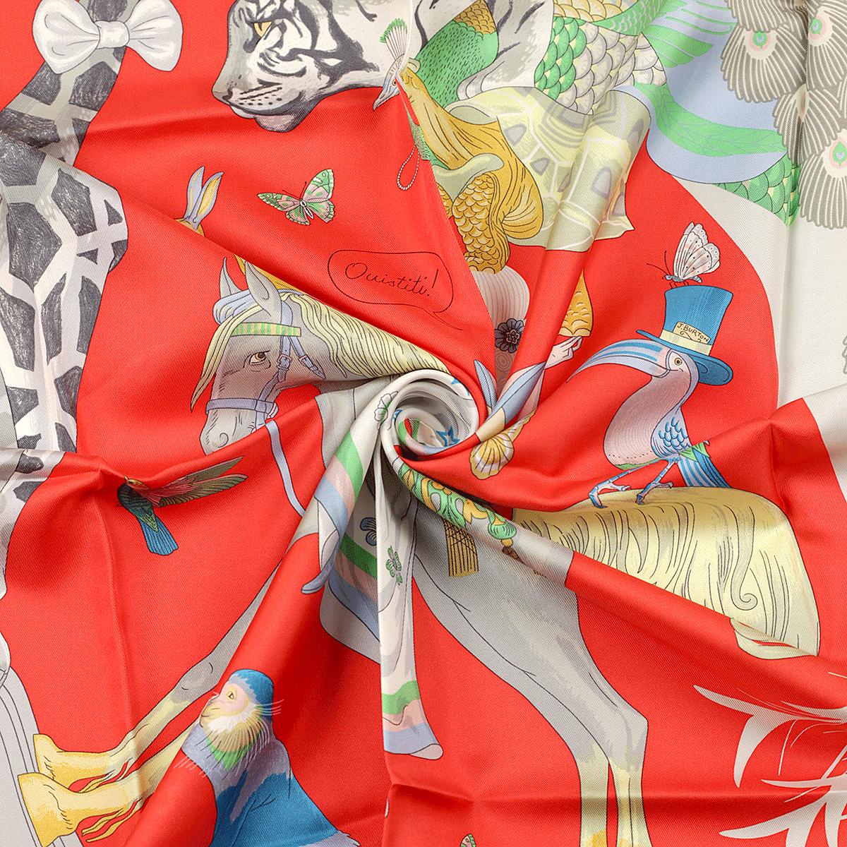 Hermes Scarf "Hermès Story" by Jonathon Burton 90cm Silk | Carre Foulard