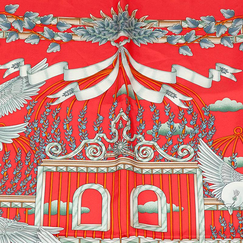 Hermes Scarf "Envol" by Joachim Metz 90cm Silk | Carre Foulard