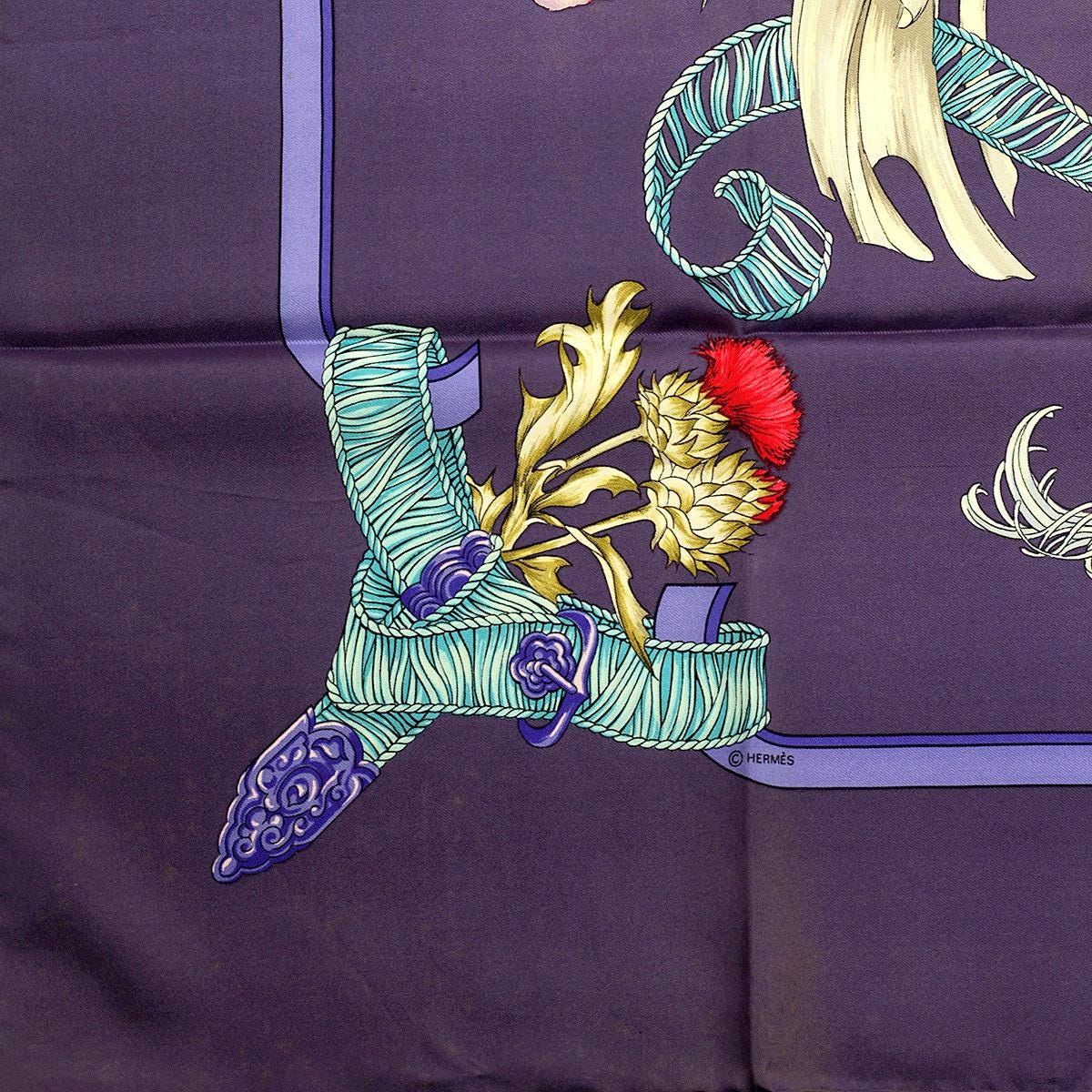 Hermes Scarf "Regina" by Leila Menchari 90cm Silk | Carre Foulard