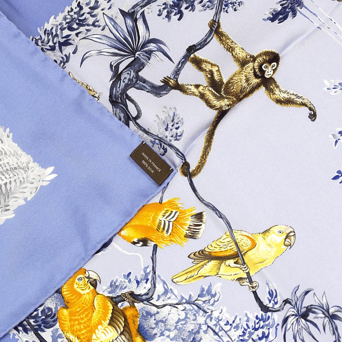Hermes Scarf "Equateur" by Robert Dallet 90cm Silk | Wash Carre