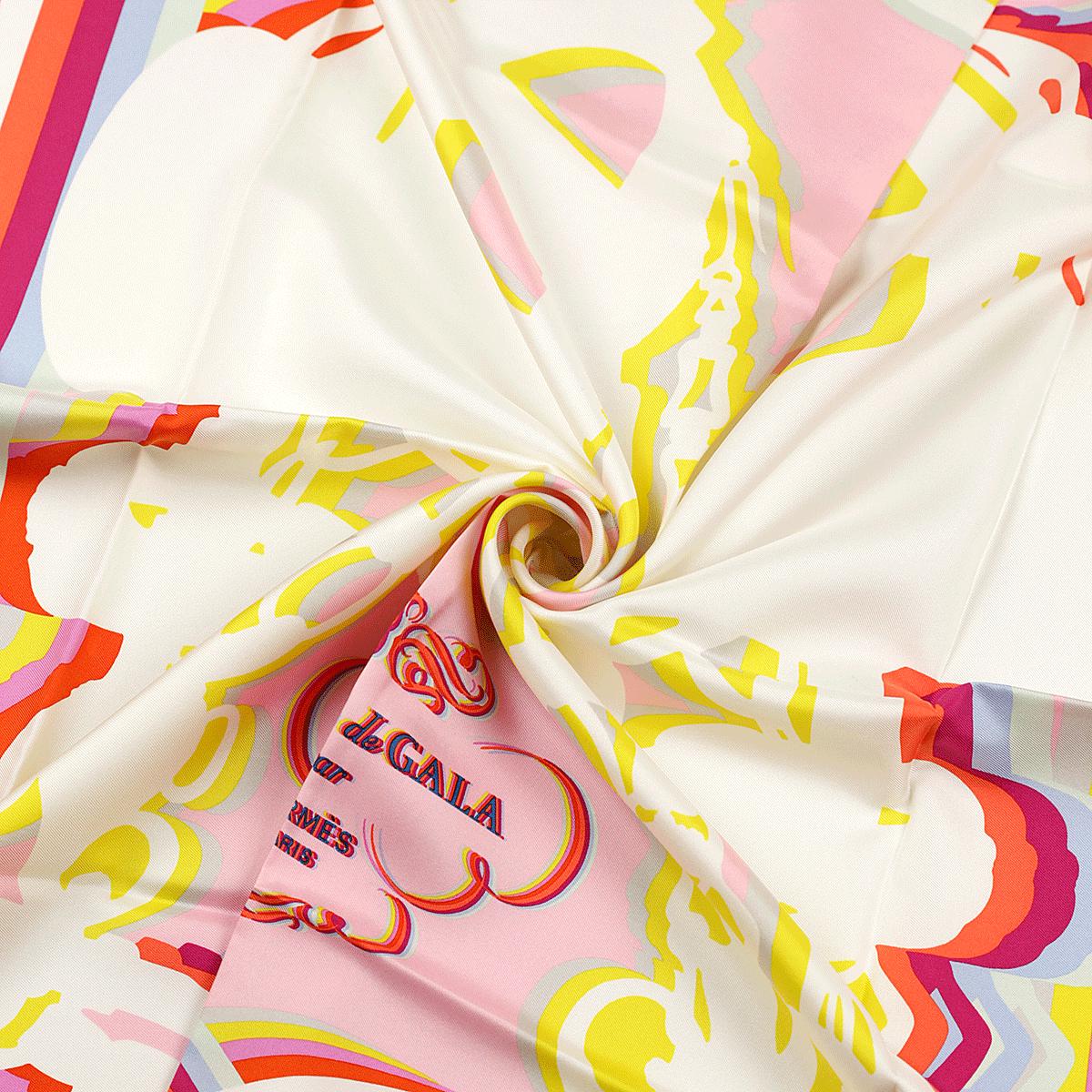Hermes Scarf "Brides de Gala Shadow" by Hugo Grygkar 90cm Silk