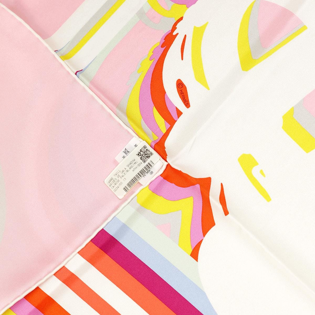 Hermes Scarf "Brides de Gala Shadow" by Hugo Grygkar 90cm Silk