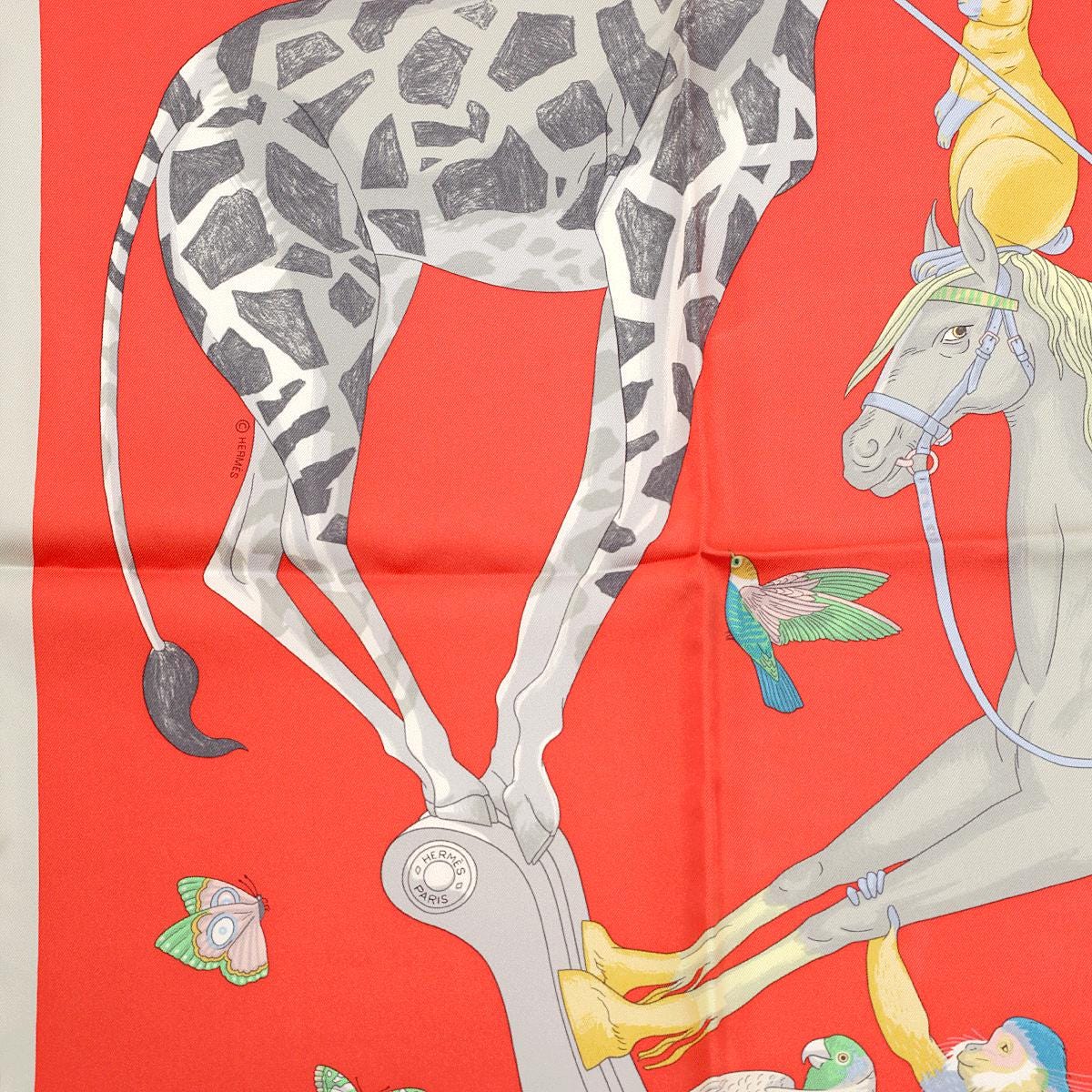 Hermes Scarf "Hermès Story" by Jonathon Burton 90cm Silk | Carre Foulard