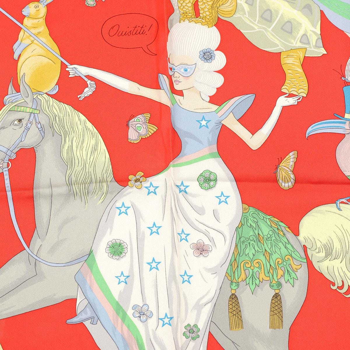 Hermes Scarf "Hermès Story" by Jonathon Burton 90cm Silk | Carre Foulard