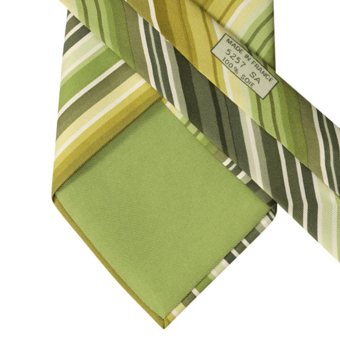 Hermes Men's Silk Tie Stripes Pattern 5257 | Necktie Cravate