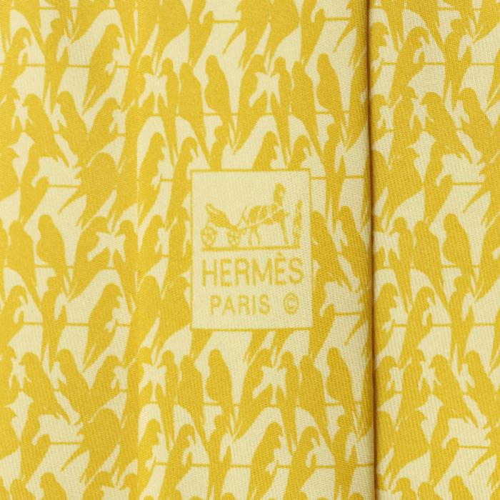 Hermes Men's Silk Tie Bird Silhouettes Pattern 5233 | Necktie Cravate