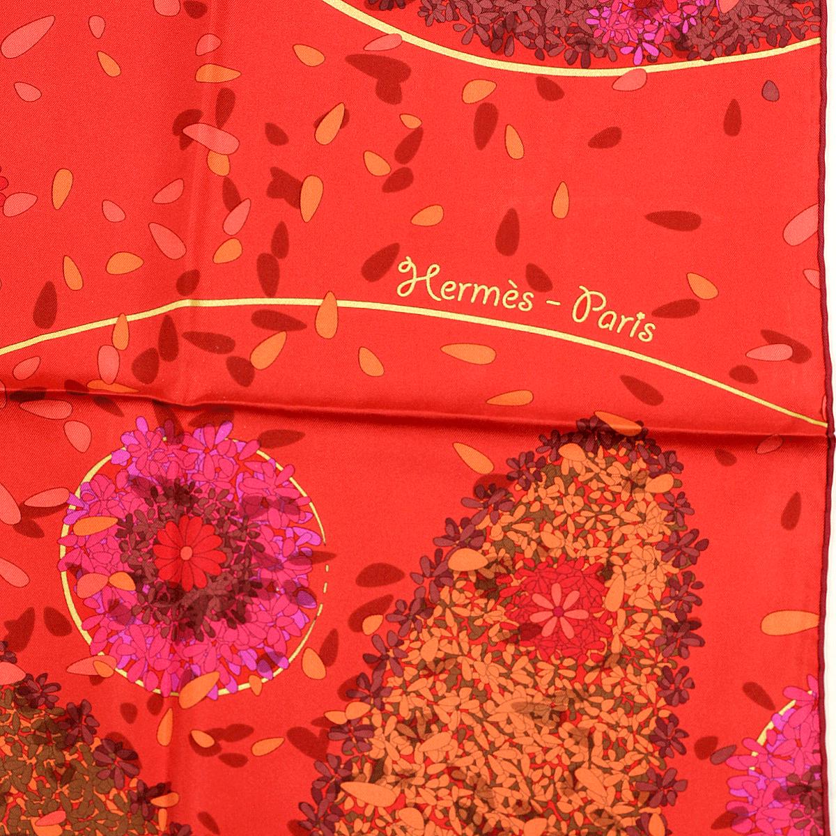 Hermes Scarf "Offrandes d'un Jour" by Dimitri Rybaltchenko 90cm Silk | Carre Foulard