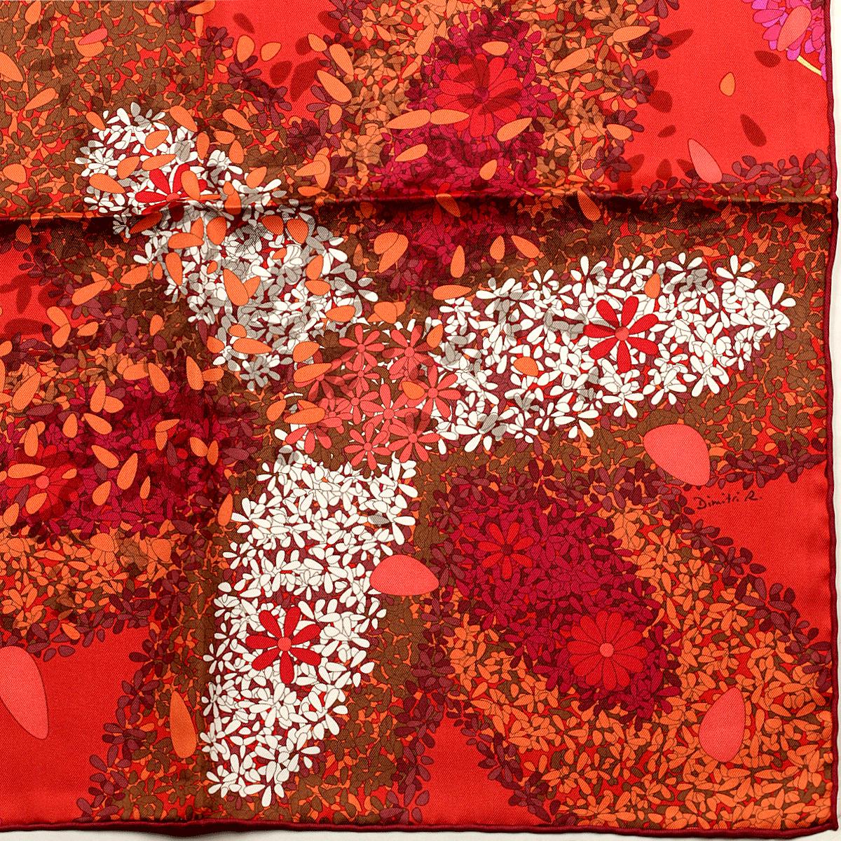 Hermes Scarf "Offrandes d'un Jour" by Dimitri Rybaltchenko 90cm Silk | Carre Foulard