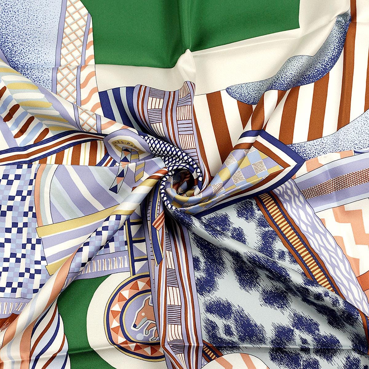 Hermes Scarf "La Selle Imaginaire" by Jan Bajtlik 90cm Silk