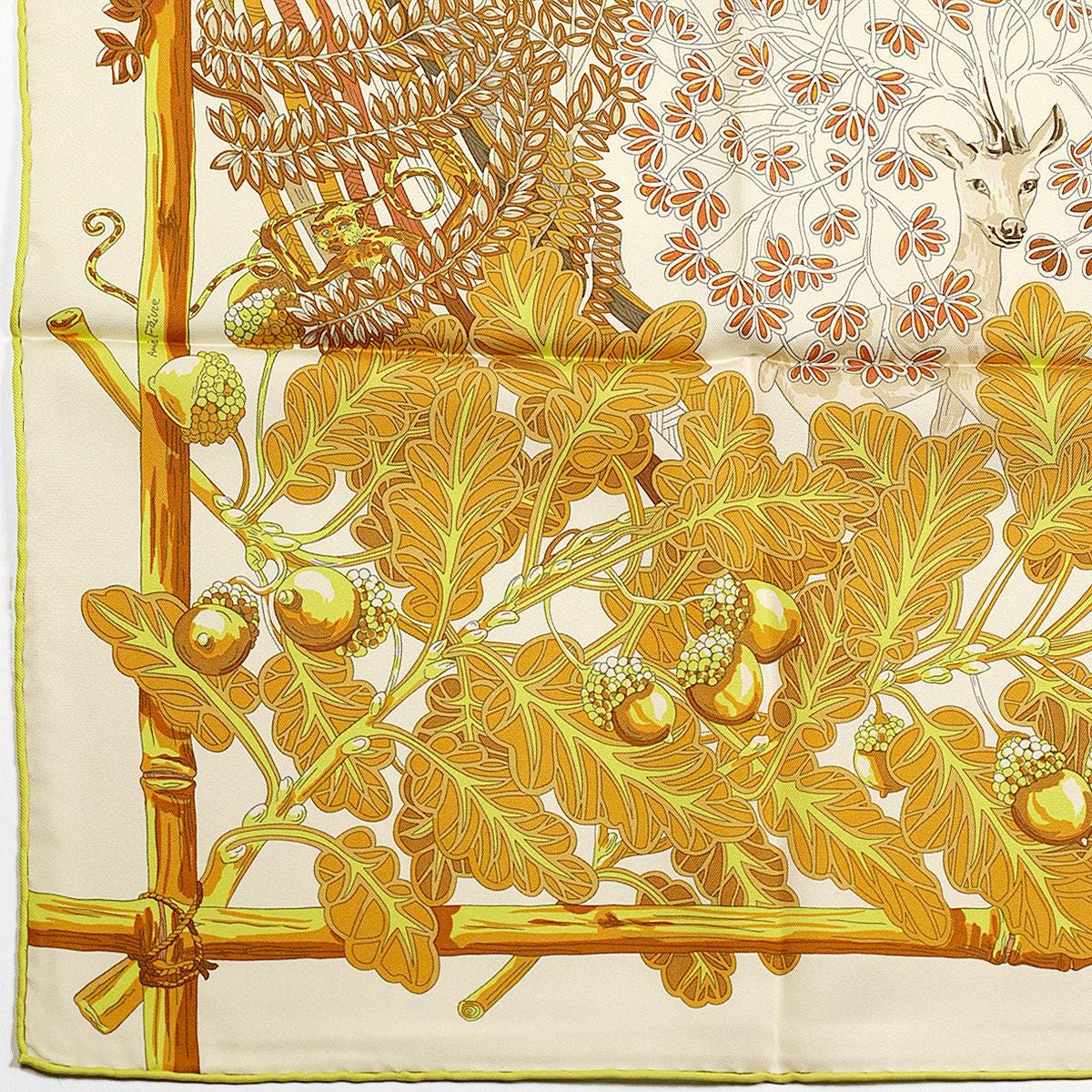 Hermes Scarf "Mythes et Metamorphoses" by Annie Faivre 90cm Silk | Carre Foulard