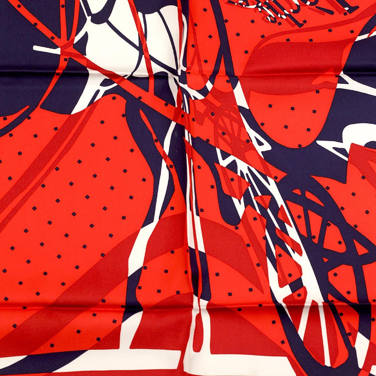 Hermes Scarf "Caleche Elastique" by Bali Barret 90cm Silk