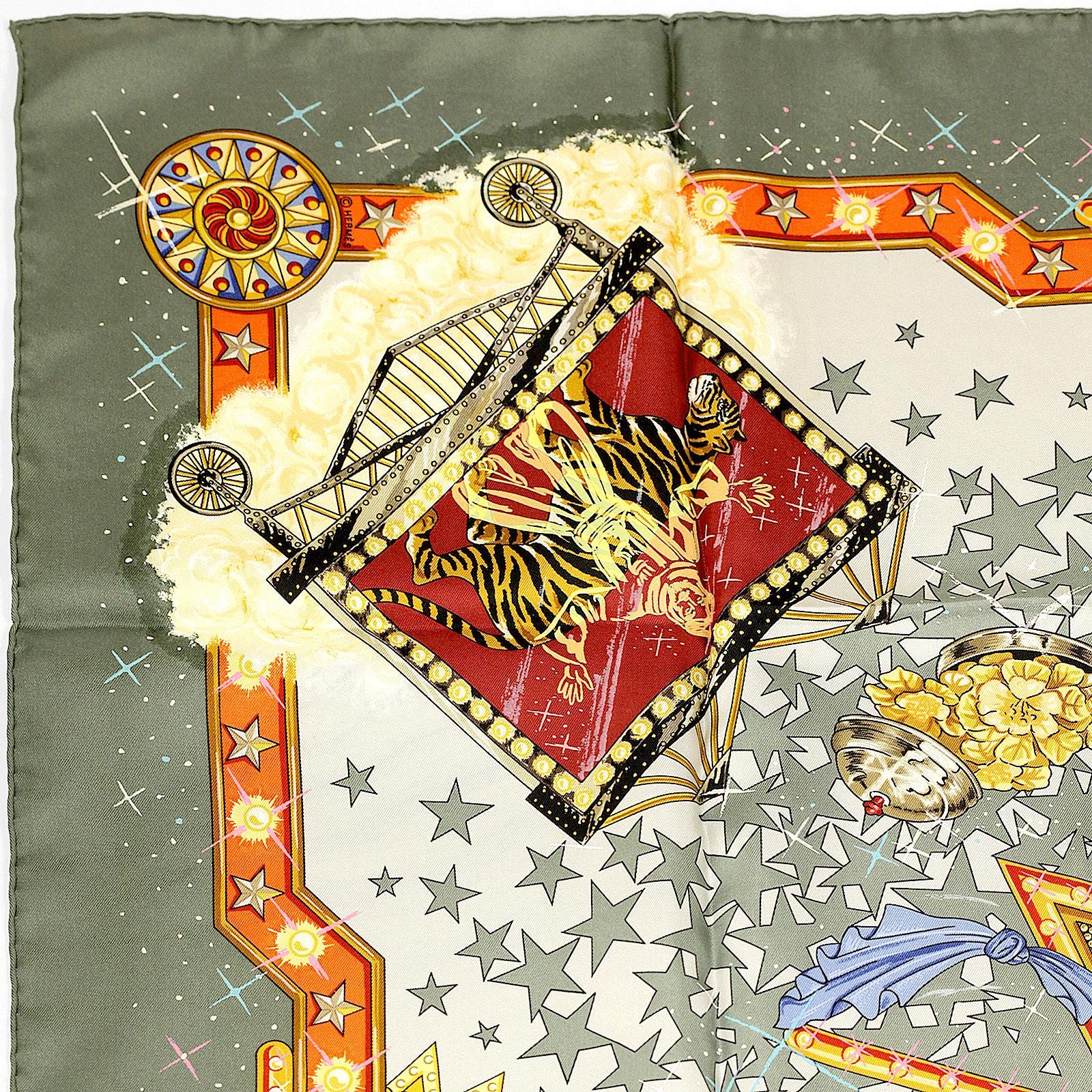 Hermes Scarf "La Magie" by Claudia Stuhlhofer Mayr 90cm Silk
