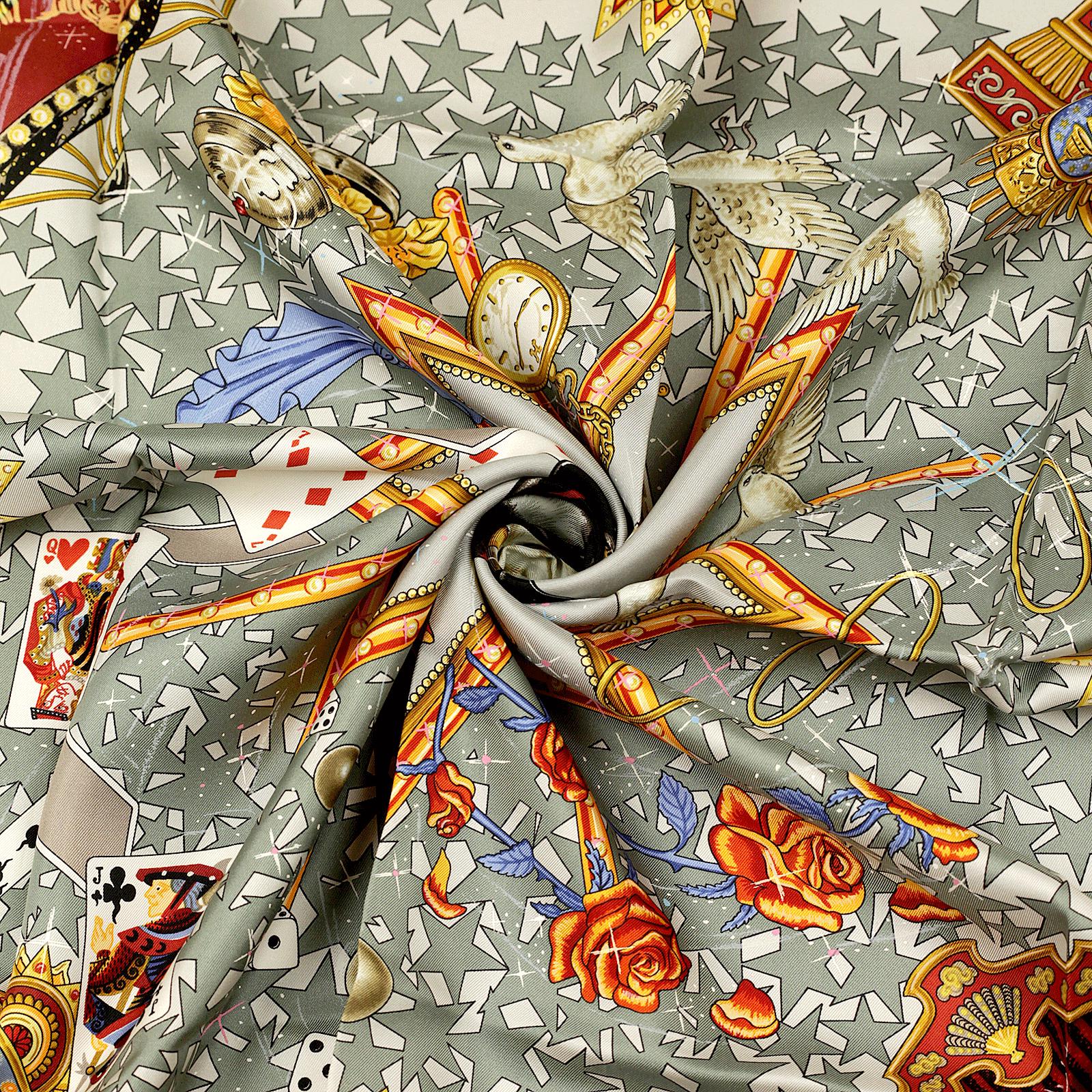 Hermes Scarf "La Magie" by Claudia Stuhlhofer Mayr 90cm Silk