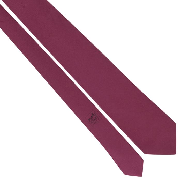 Hermes Men's Silk Tie Chaine d'Ancre Pattern 145805 | Necktie Cravate